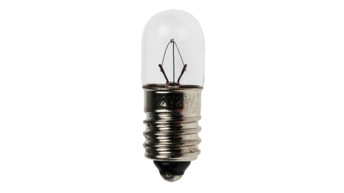 Orbitec E10 Indicator Light, Clear, 12 V, 170 mA, 2000h