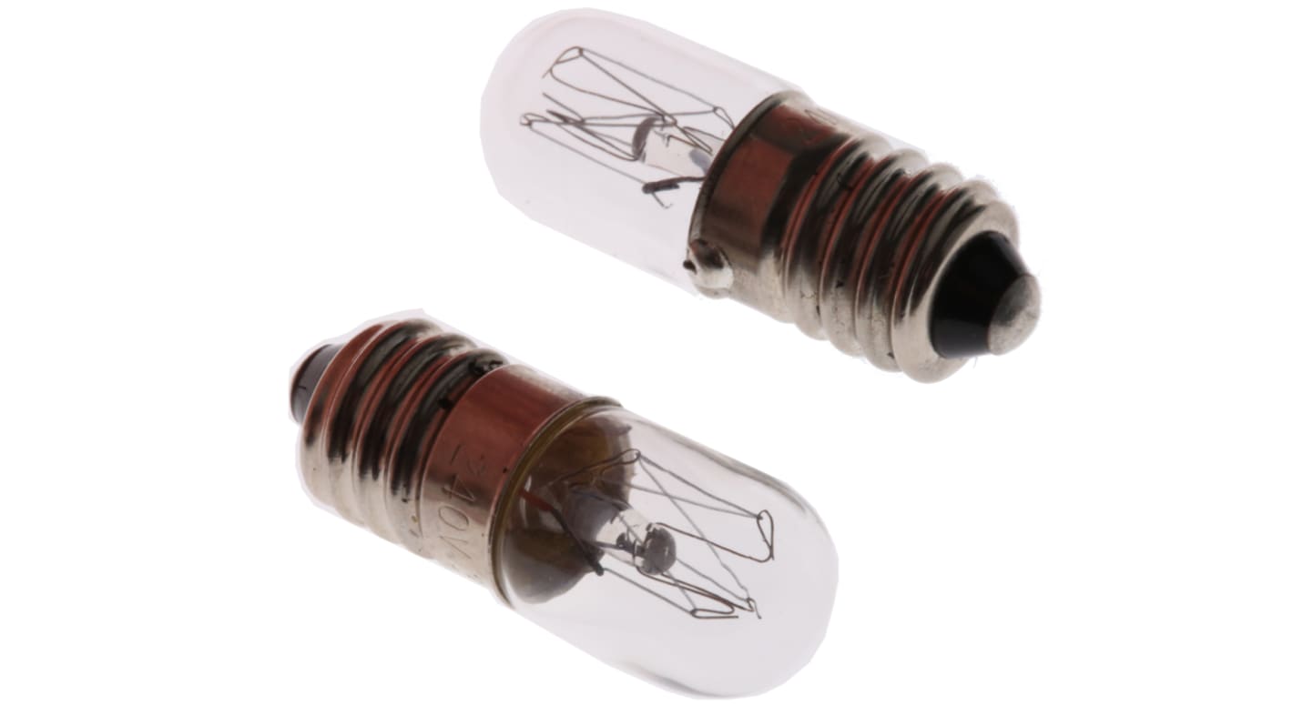 Orbitec E10 Indicator Light, Clear, 240 V, 14 mA, 10000h