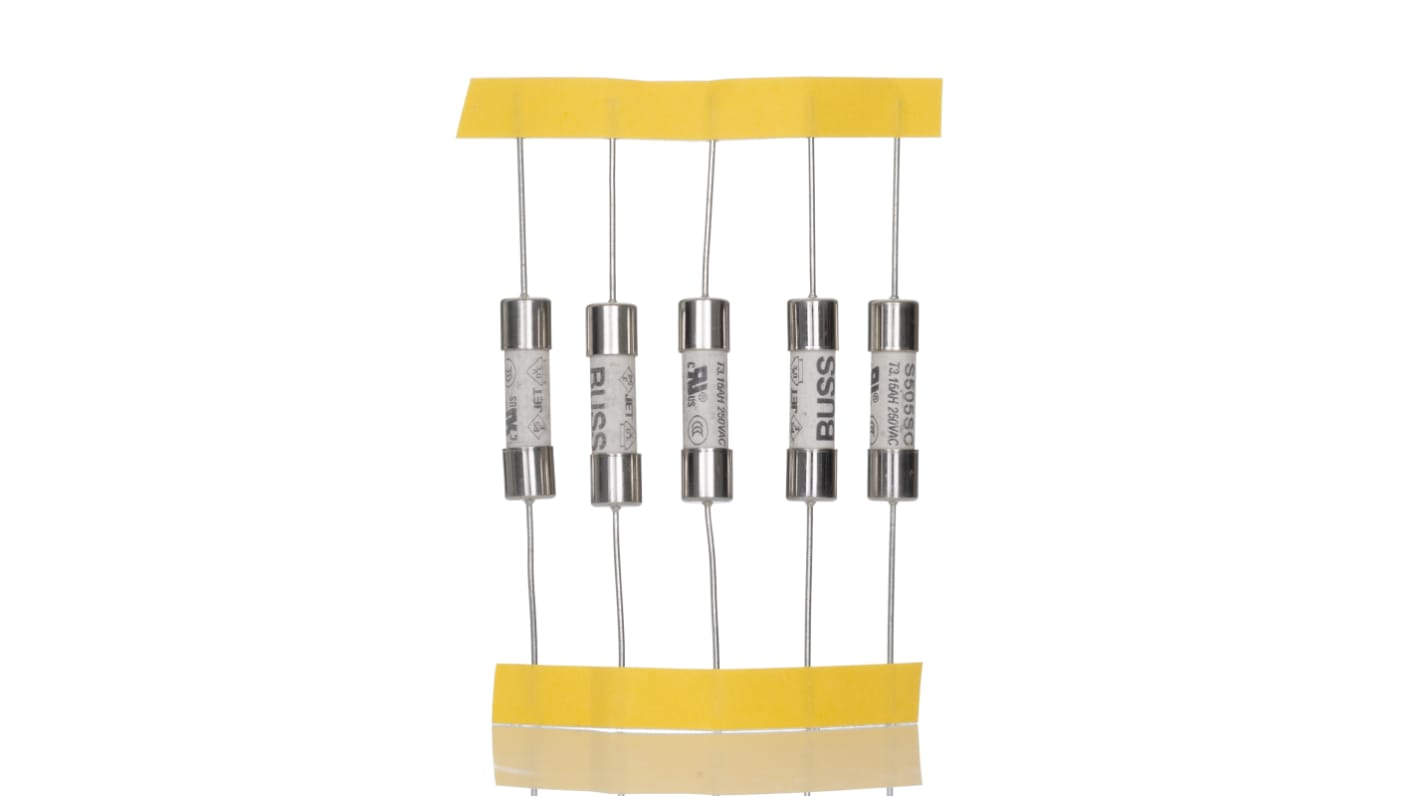 Eaton 3.15A T Ceramic Cartridge Fuse, 5 x 20mm