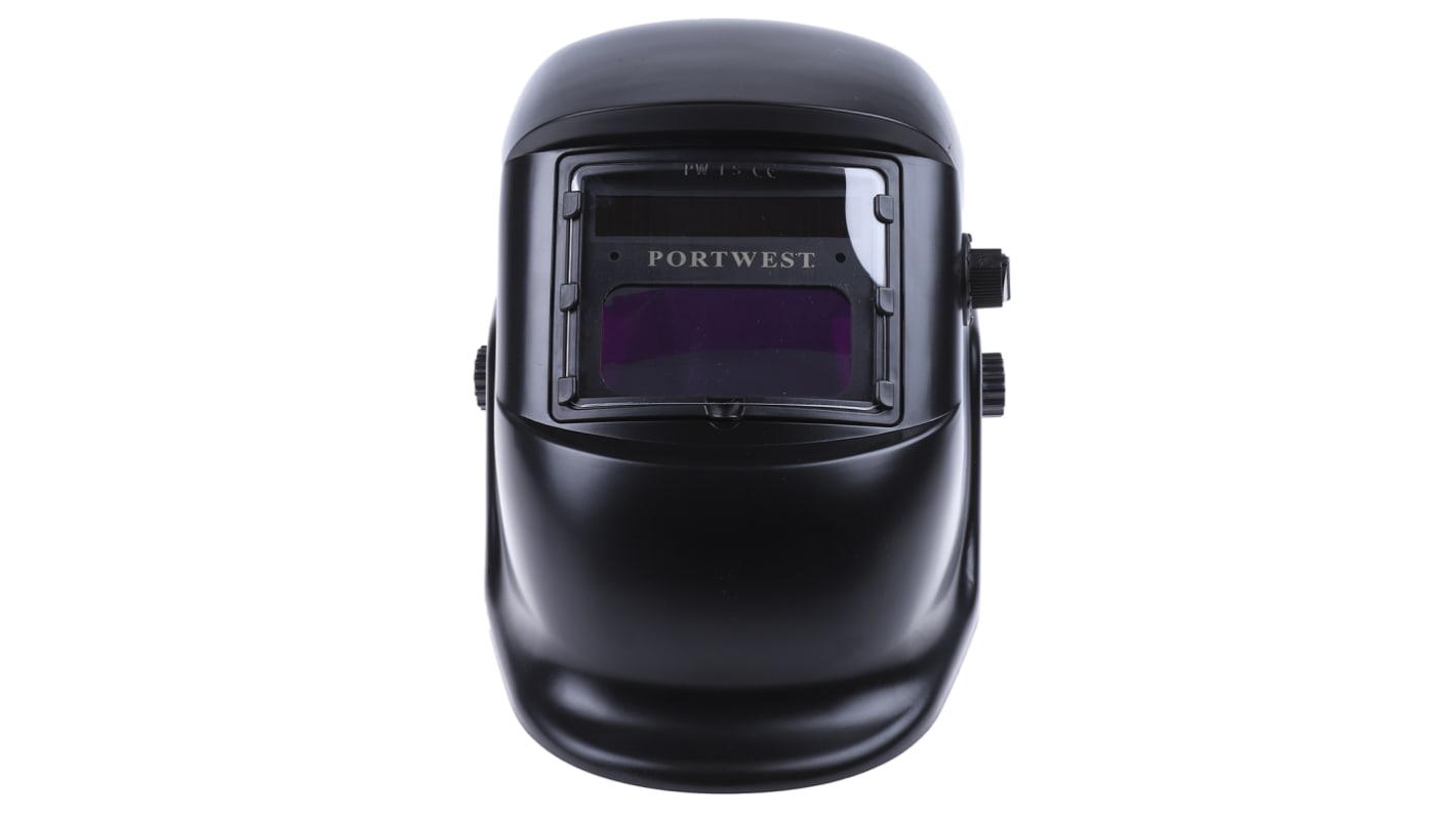 Maschera per saldatura Portwest in PC, lenti 91 x 42mm Auto oscuranti, Fascia regolabile