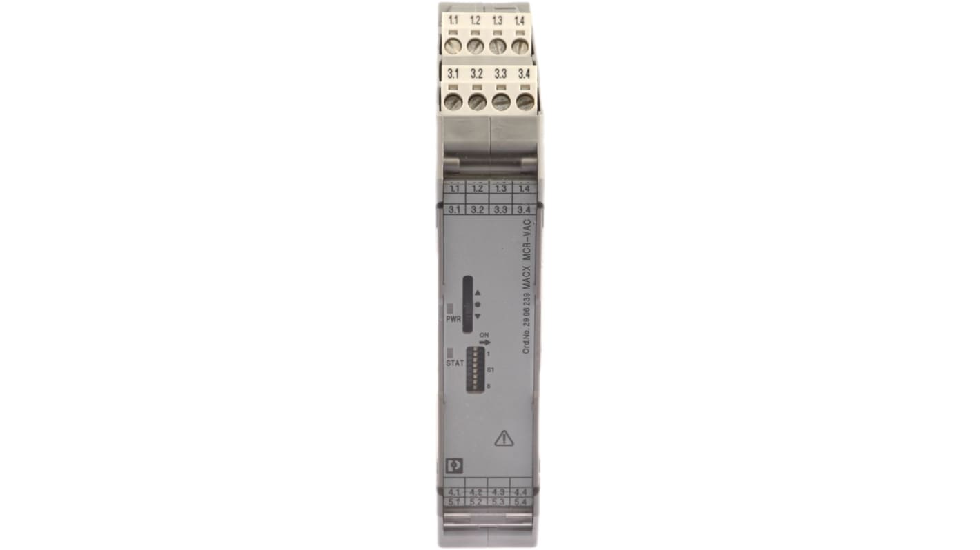 Phoenix Contact MACX MCR Series Signal Conditioner, Voltage Input, Current, Voltage Output, 24V dc Supply
