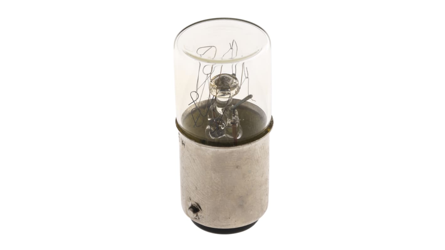 Orbitec BA15d Indicator Light, Clear, 255 V, 20 mA, 2000h