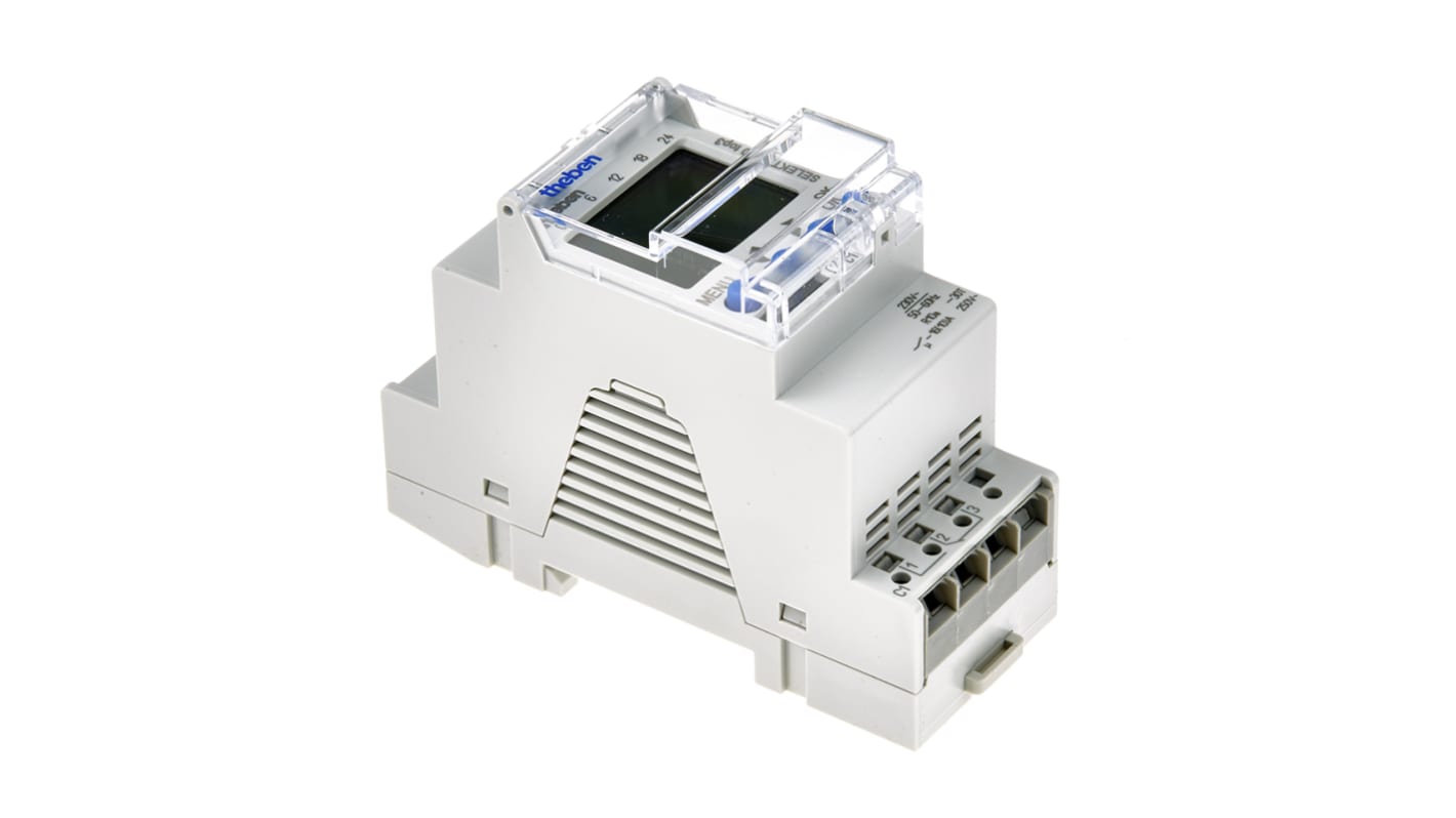 Theben Digital DIN Rail Time Switch 230 V ac, 1-Channel