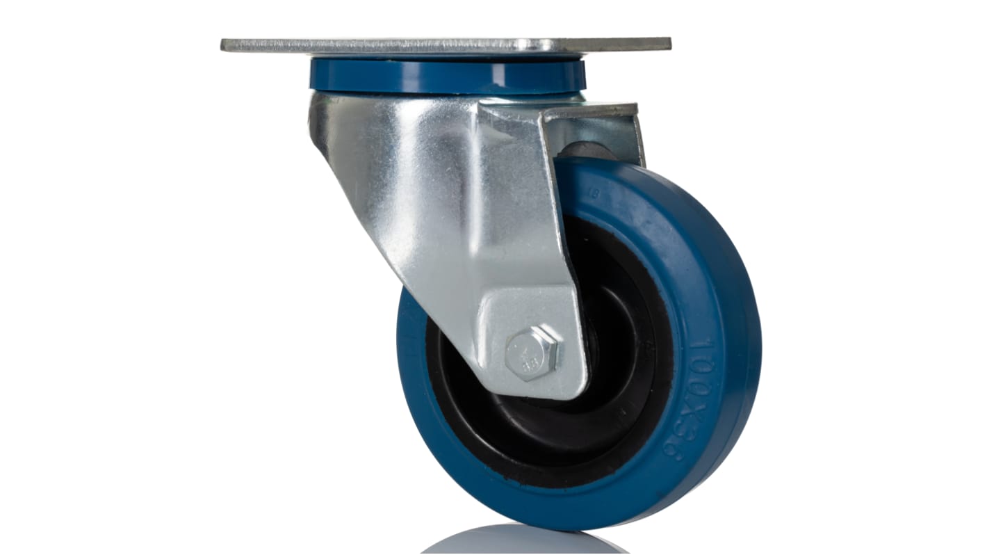 RS PRO Swivel Castor Wheel, 180kg Capacity, 100mm Wheel