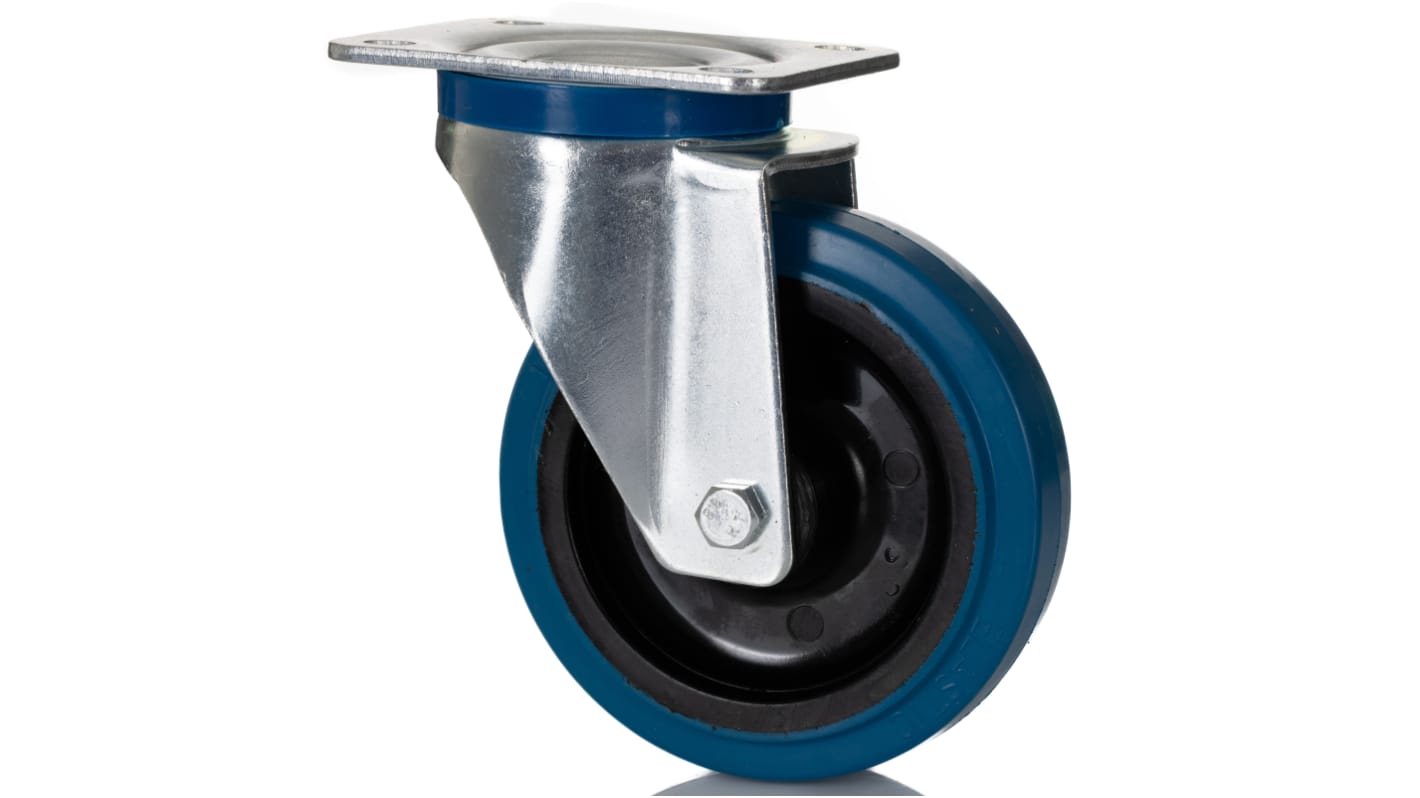 RS PRO Swivel Castor Wheel, 230kg Capacity, 125mm Wheel