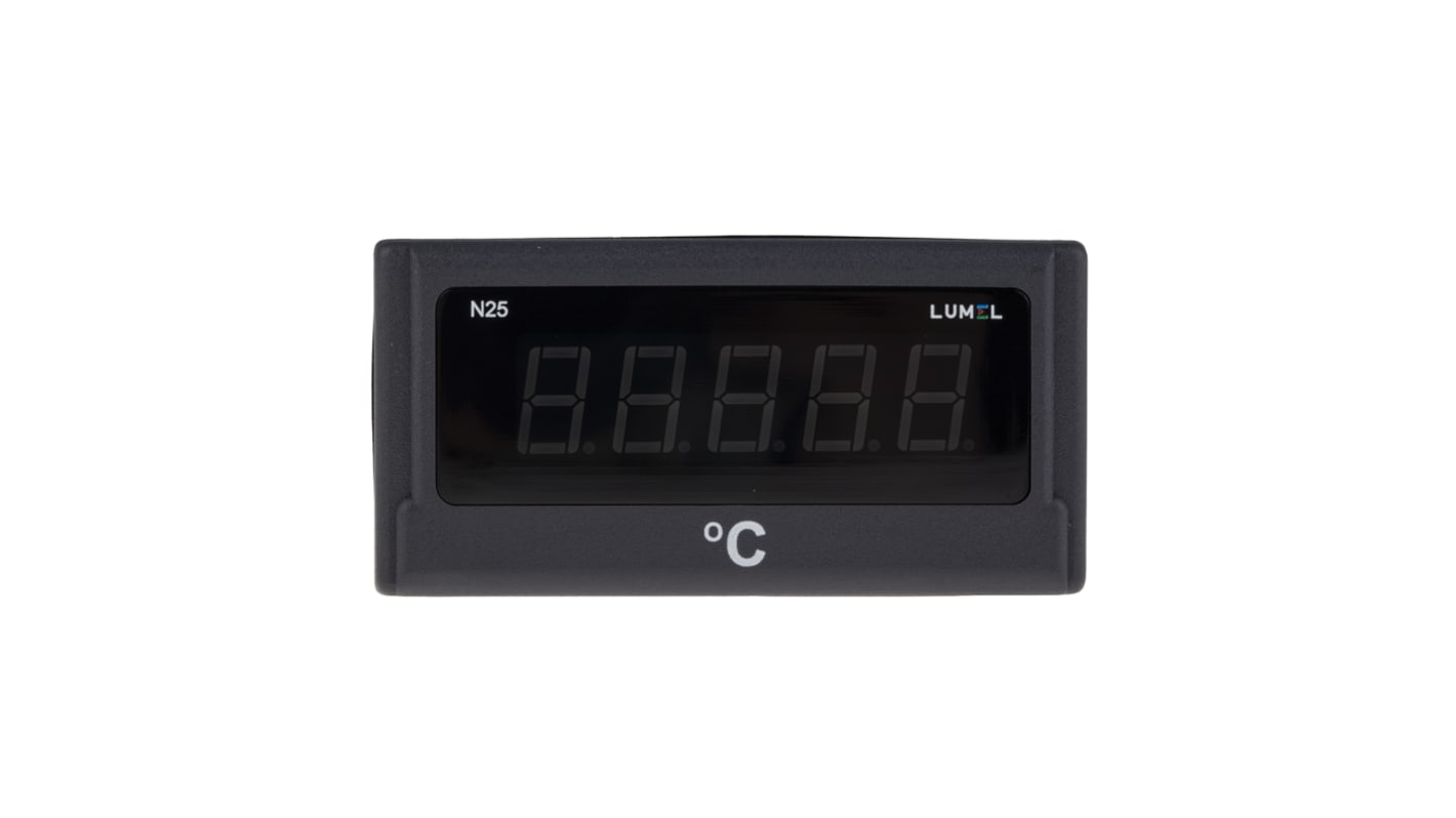Lumel デジタルパネルメータ, LED, 5, N25-T210100E0