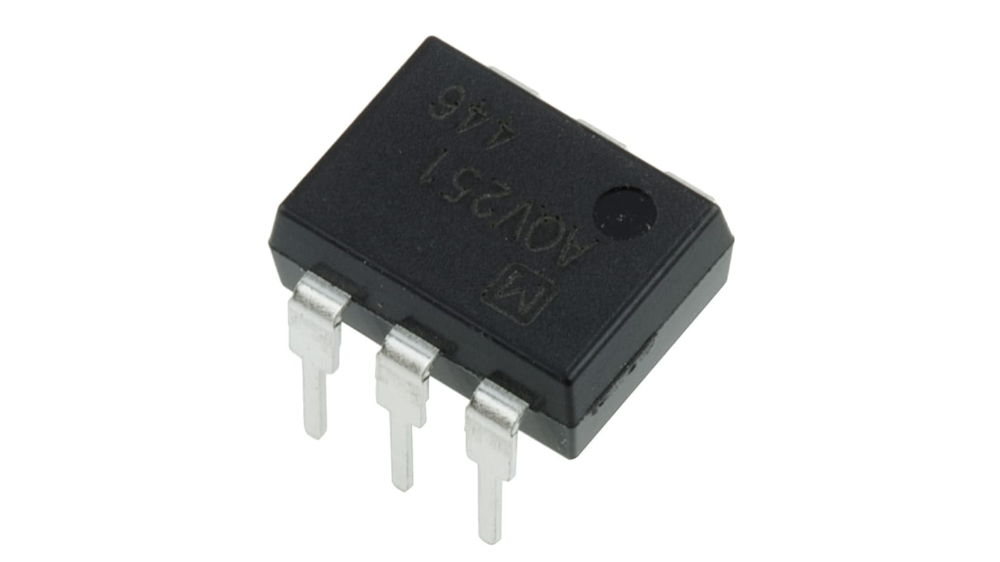 Panasonic AQV THT Optokoppler DC-In / MOSFET-Out, 6-Pin DIP, Isolation 1,5 kV eff