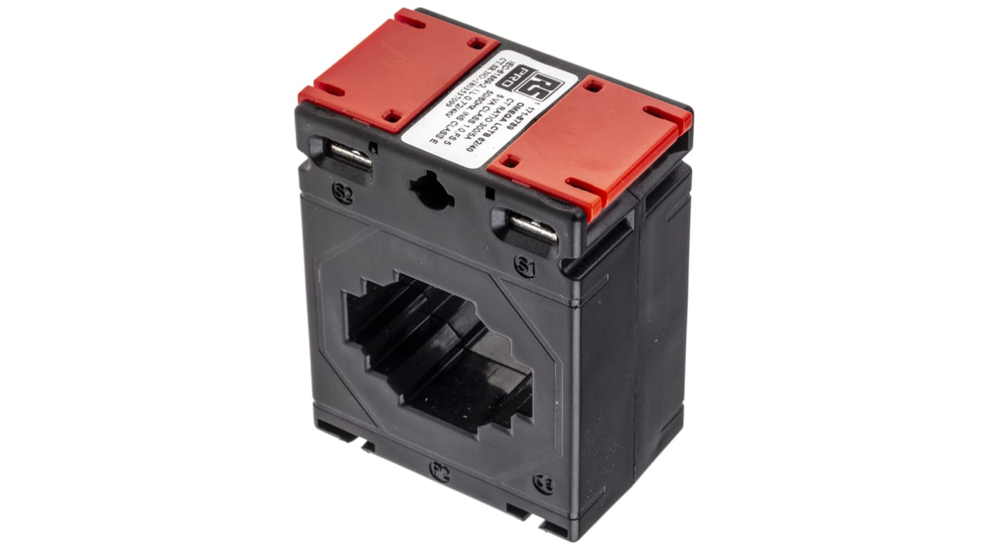 RS PRO Base Mounted Current Transformer, 300A Input, 300:5, 5 A Output, 40 x 11mm Bore