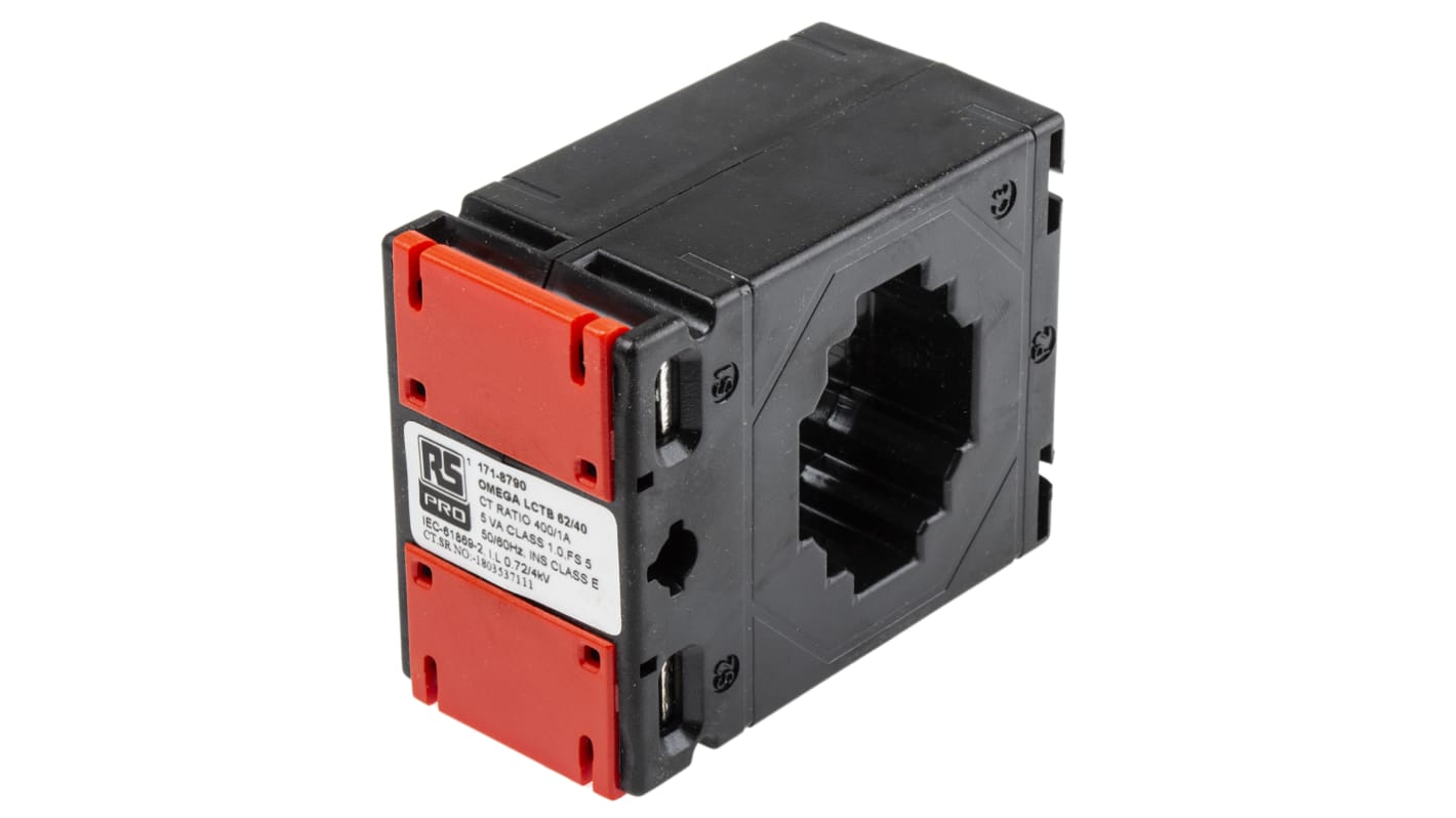 RS PRO Current Transformer, 400:1, 40 x 11mm Bore