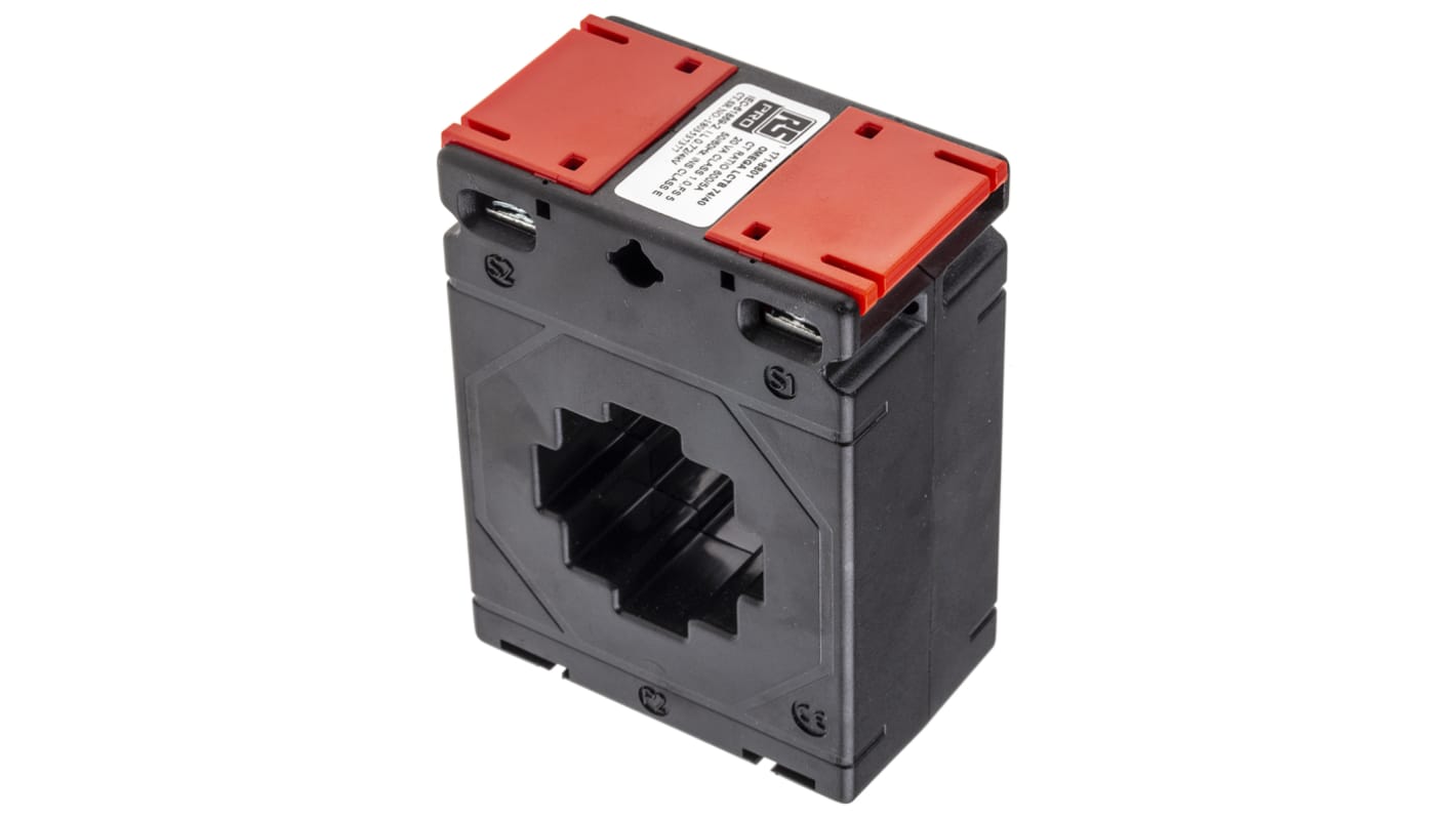 RS PRO Base Mounted Current Transformer, 600A Input, 600:5, 5 A Output, 41 x 41mm Bore