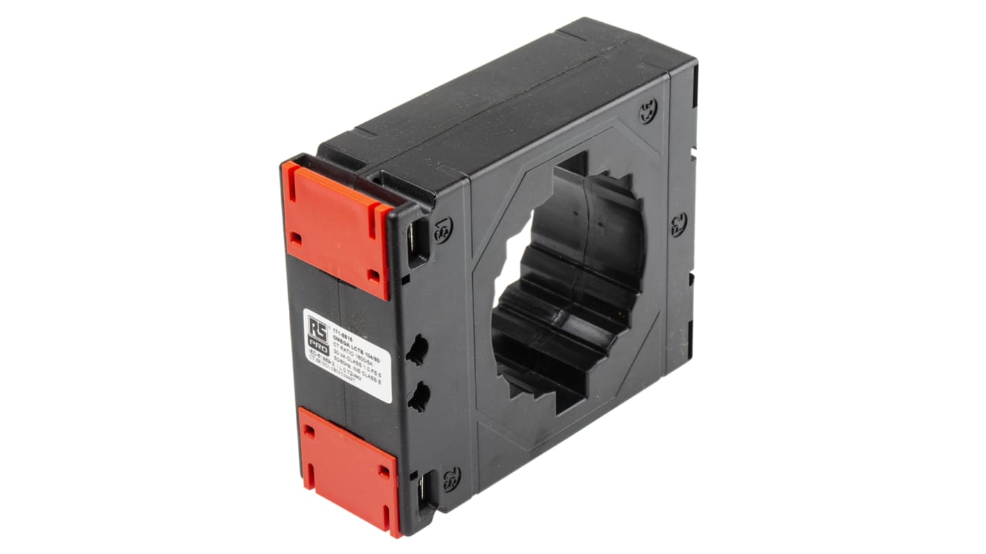 RS PRO Base Mounted Current Transformer, 1600A Input, 1600:5, 5 A Output, 80 x 12mm Bore