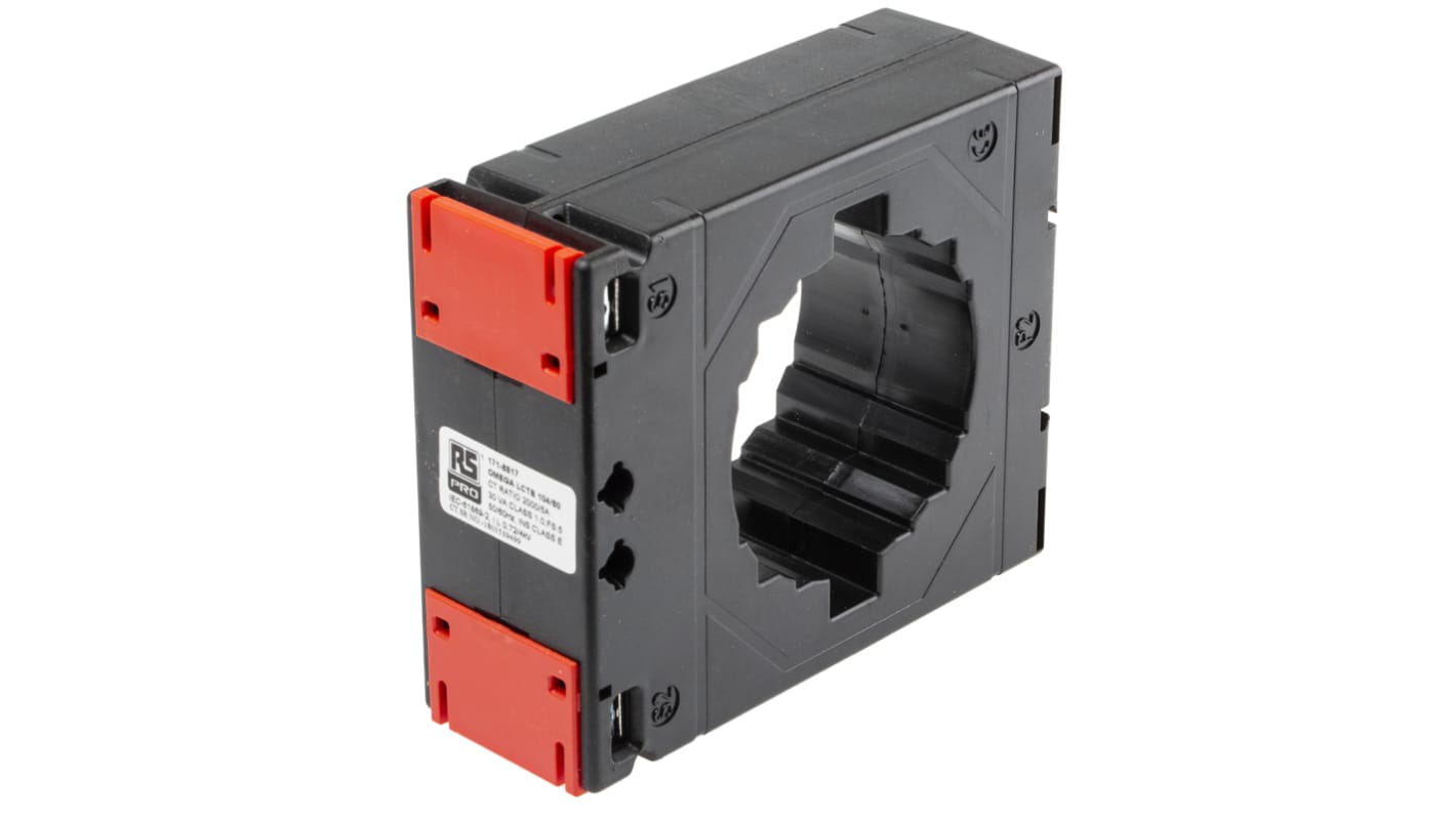 RS PRO Base Mounted Current Transformer, 2000A Input, 2000:5, 5 A Output, 80 x 12mm Bore