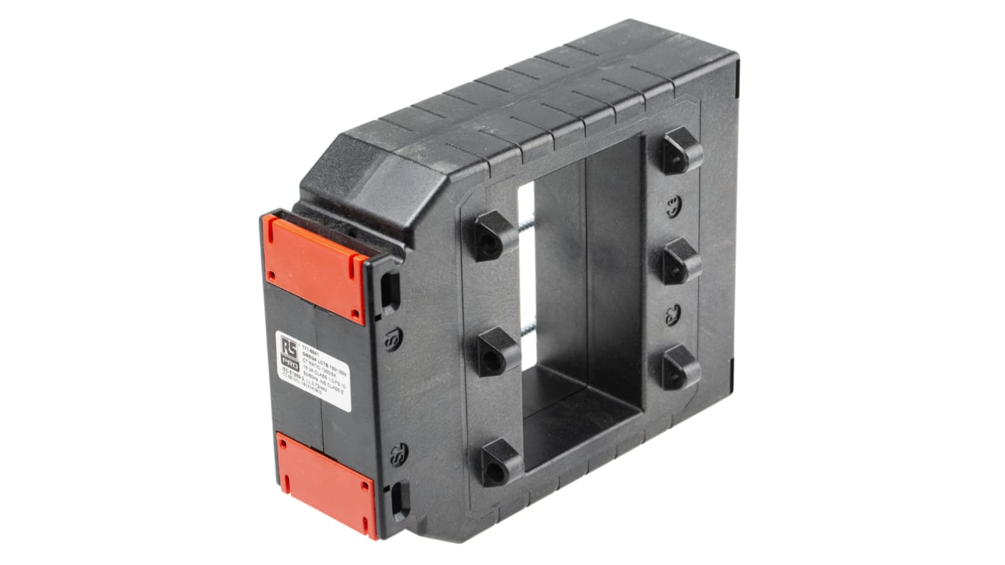 RS PRO Clip Fit Current Transformer, 1250A Input, 1250:5, 5 A Output, 101 x 56mm Bore