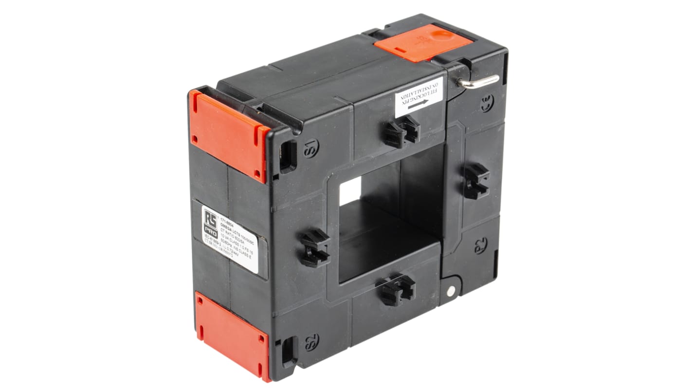 RS PRO Base Mounted Current Transformer, 600A Input, 600:5, 5 A Output, 55 x 43mm Bore