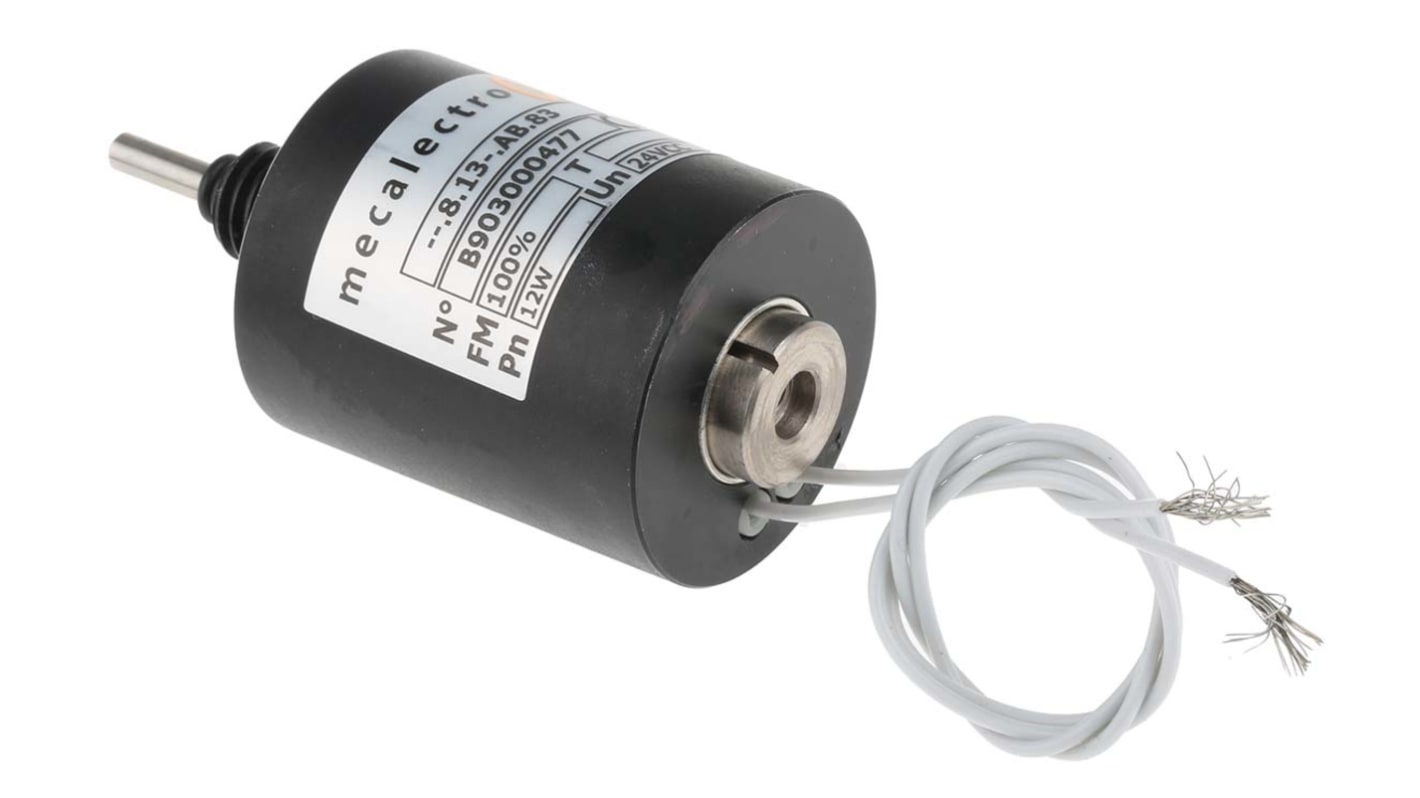 Mecalectro リニアソレノイド, 24 V dc, 14mm, 813AB83 | RS Mecalectro リニアソレノイド, 24 V dc, 14mm, 813AB83 | RS