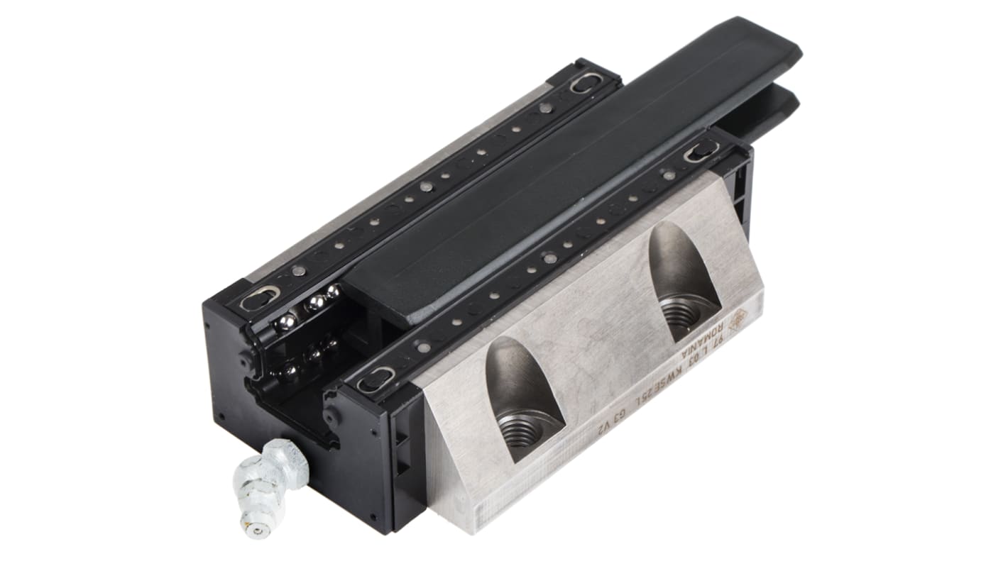 INA Linear Guide Carriage KWSE25, 28000N Dynamic Load, 23mm Rail Width