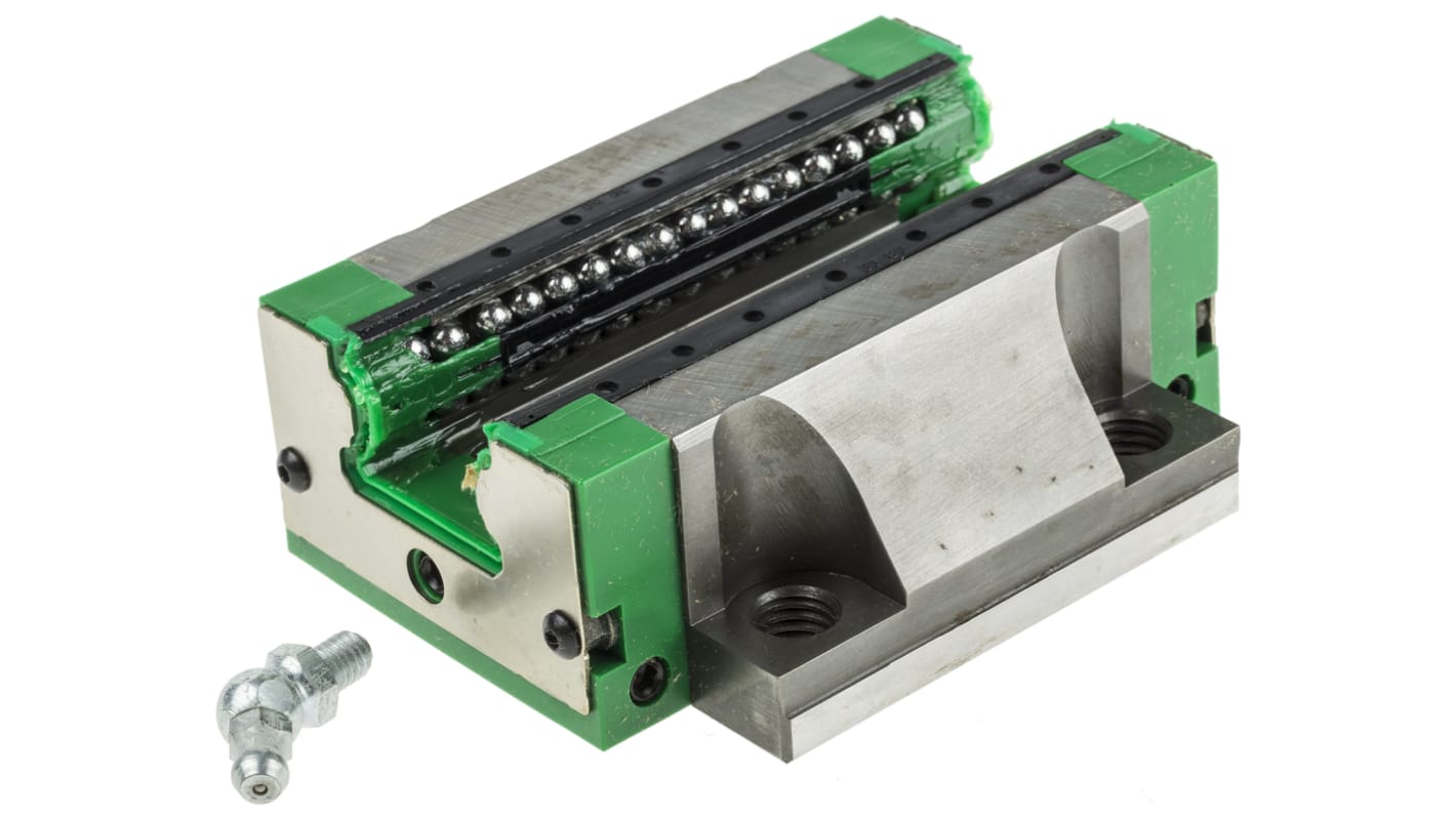 INA Linear Guide Carriage KWVE30, 27500N Dynamic Load, 28mm Rail Width