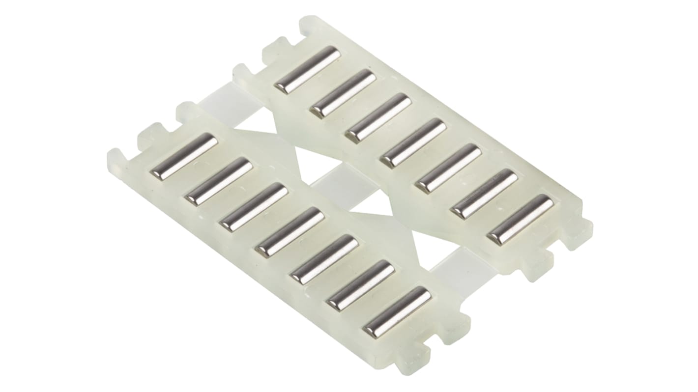 INA Double Flat Cage Assembly for Needle Rollers, 14 rollers per cage, 2mm roller diameter