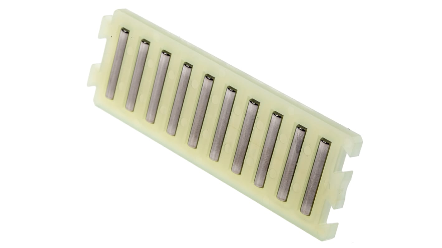 INA Single Flat Cage Assembly for Needle Rollers, 9 rollers per cage, 3.5mm roller diameter