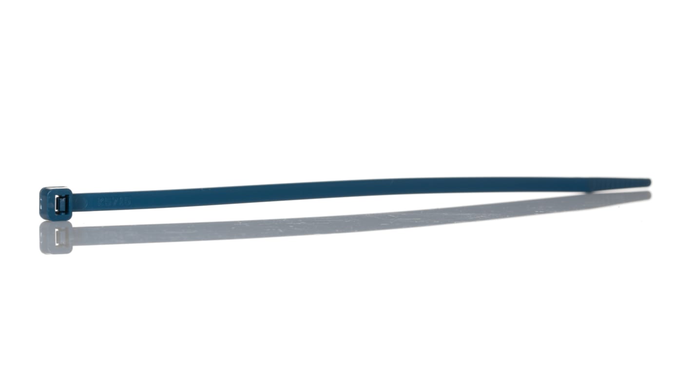 Brida RS PRO de Nylon magnético detectable Azul, 203mm x 4,6 mm, Detectable por detector de metal