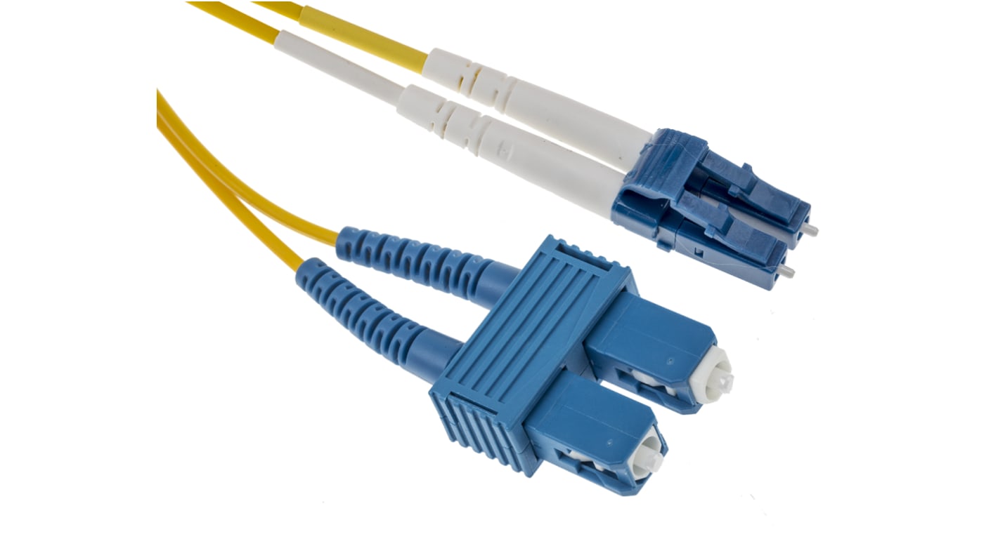 RS PRO LWL-Kabel 20m Single Mode Patchkabel Gelb LC SC