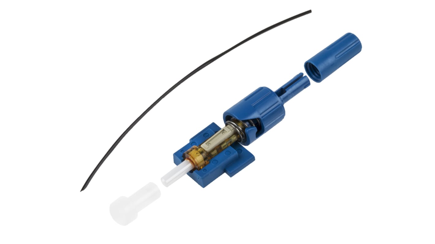 RS PRO, ST, PC Single Mode Simplex Fibre Optic Connector 9/125μm Fibre Size, 0.5dB Insertion Loss