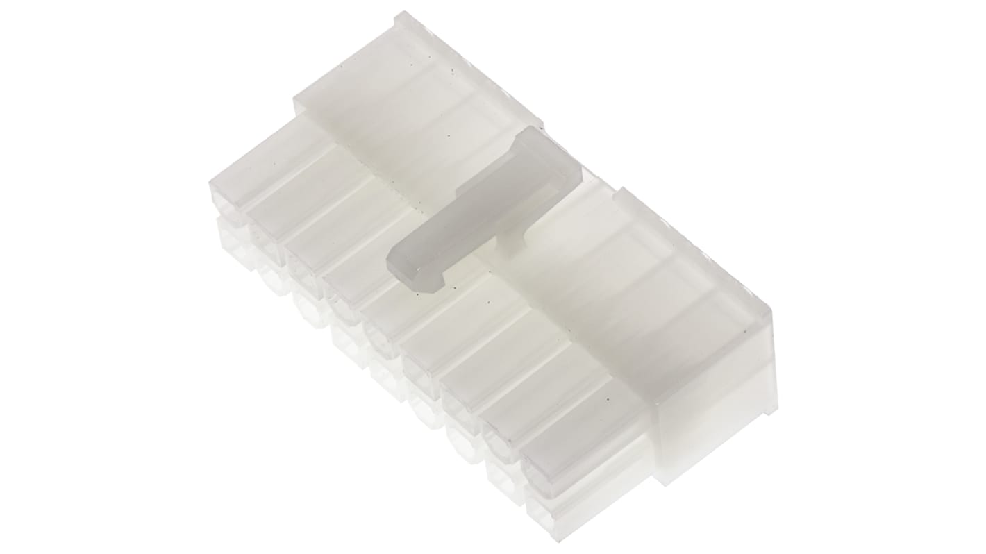 Molex, Mini-Fit Jr Female Connector Housing, 4.2mm Pitch, 18 Way, 2 Row