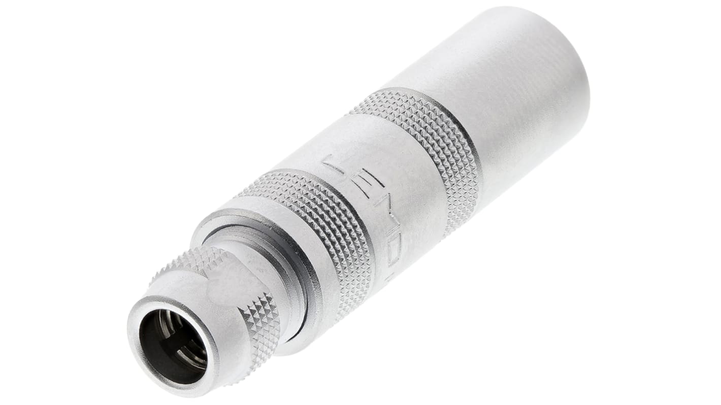 LEMO Circular Connector, 2 Contacts, Cable Mount, Socket, Female, IP50, 0S Series