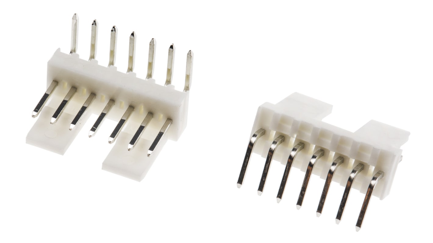 Connettore maschio Molex, 7 vie, 1 fila, passo 2.54mm