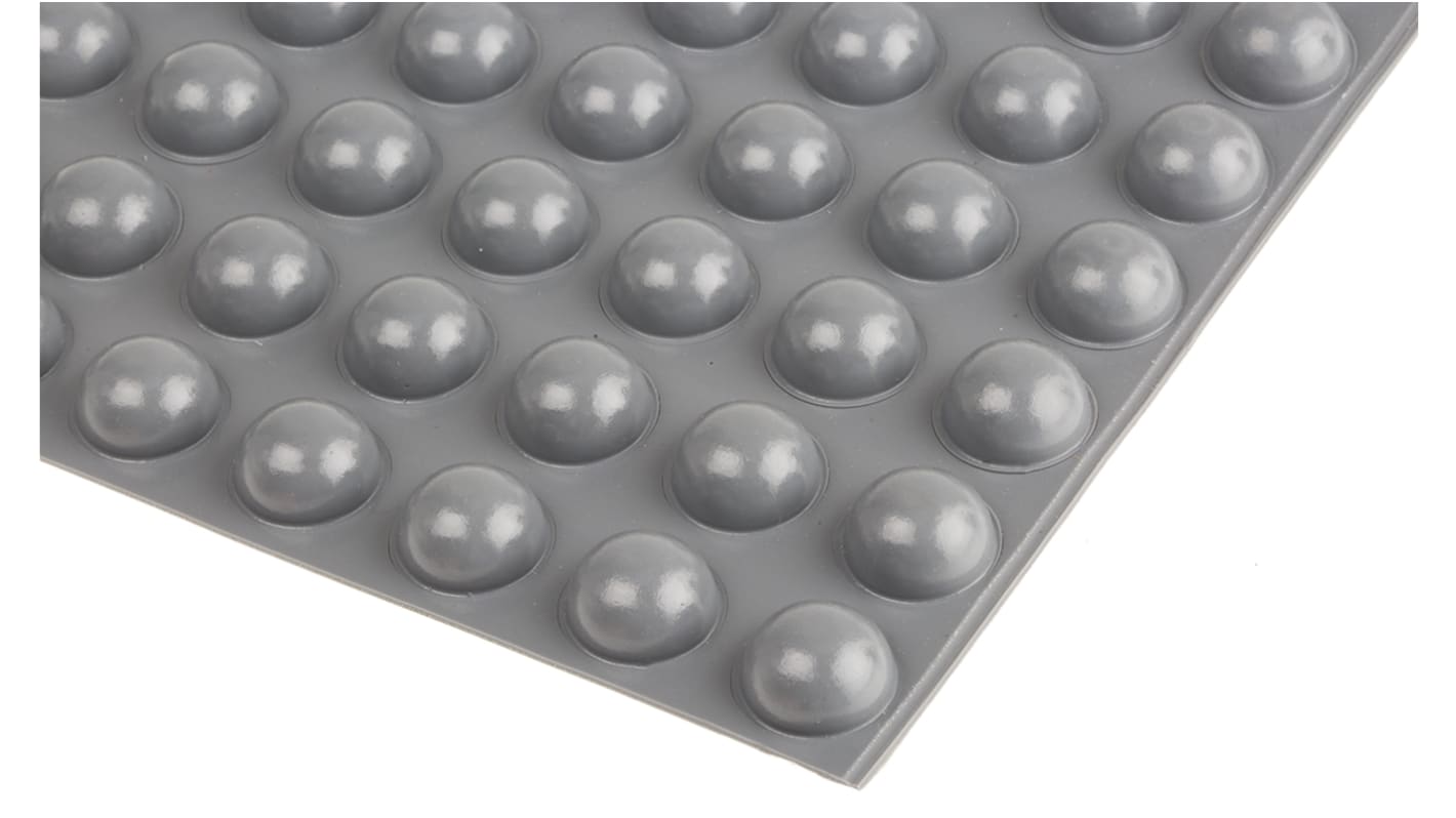 RS PRO Hemispherical PUR Self Adhesive Feet, 17.8mm diameter x 9.6mm height