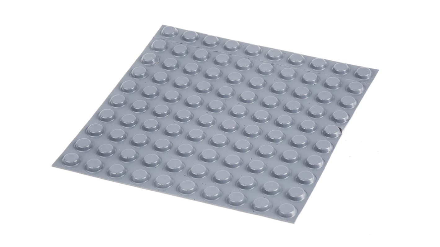 RS PRO Cylindrical PUR Self Adhesive Feet, 12.7mm diameter x 3.5mm height