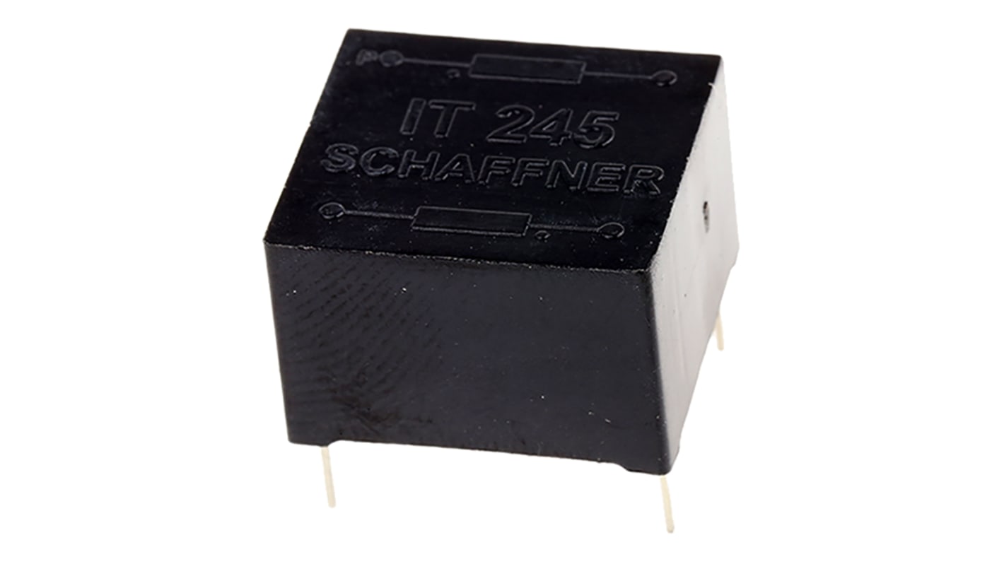 Schaffner Through Hole Pulse Transformer 1:1 Turns Ratio, 8mH Prim. Inductance