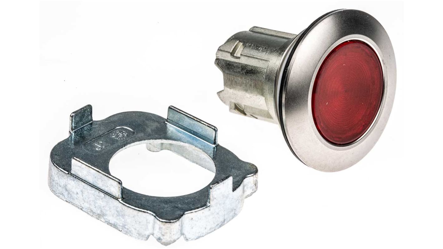 Siemens Red Pilot Light, 30mm Cutout SIRIUS ACT 3SU10 Series