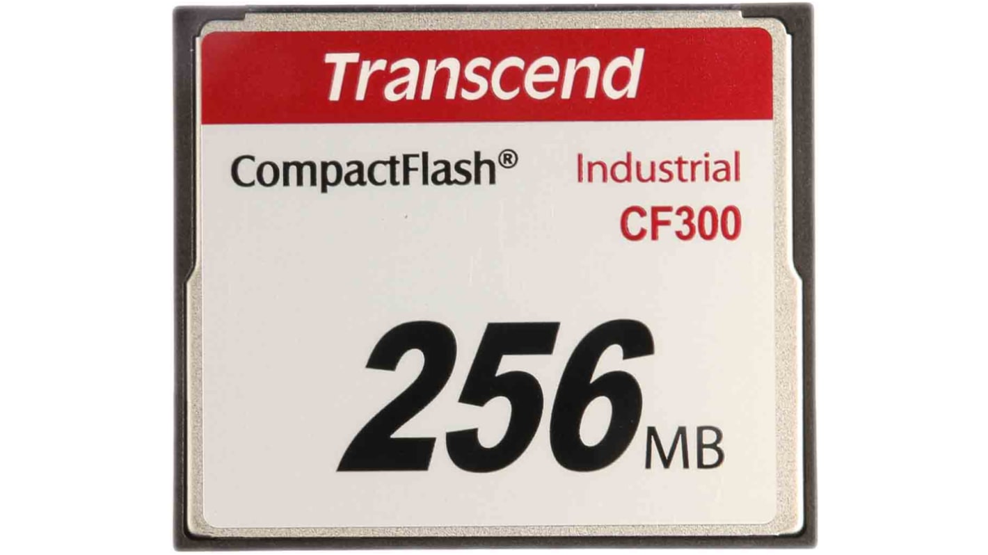 Transcend CF300 CompactFlash Industrial 256 MB SLC Compact Flash Card