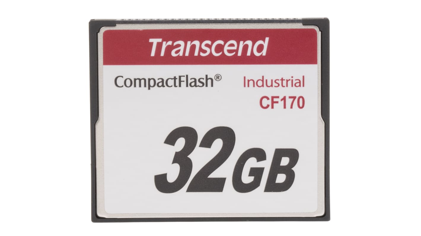 TS32GCF170 Transcend CF170 CompactFlash Industrial 32 GB SLC Compact Flash Card RS