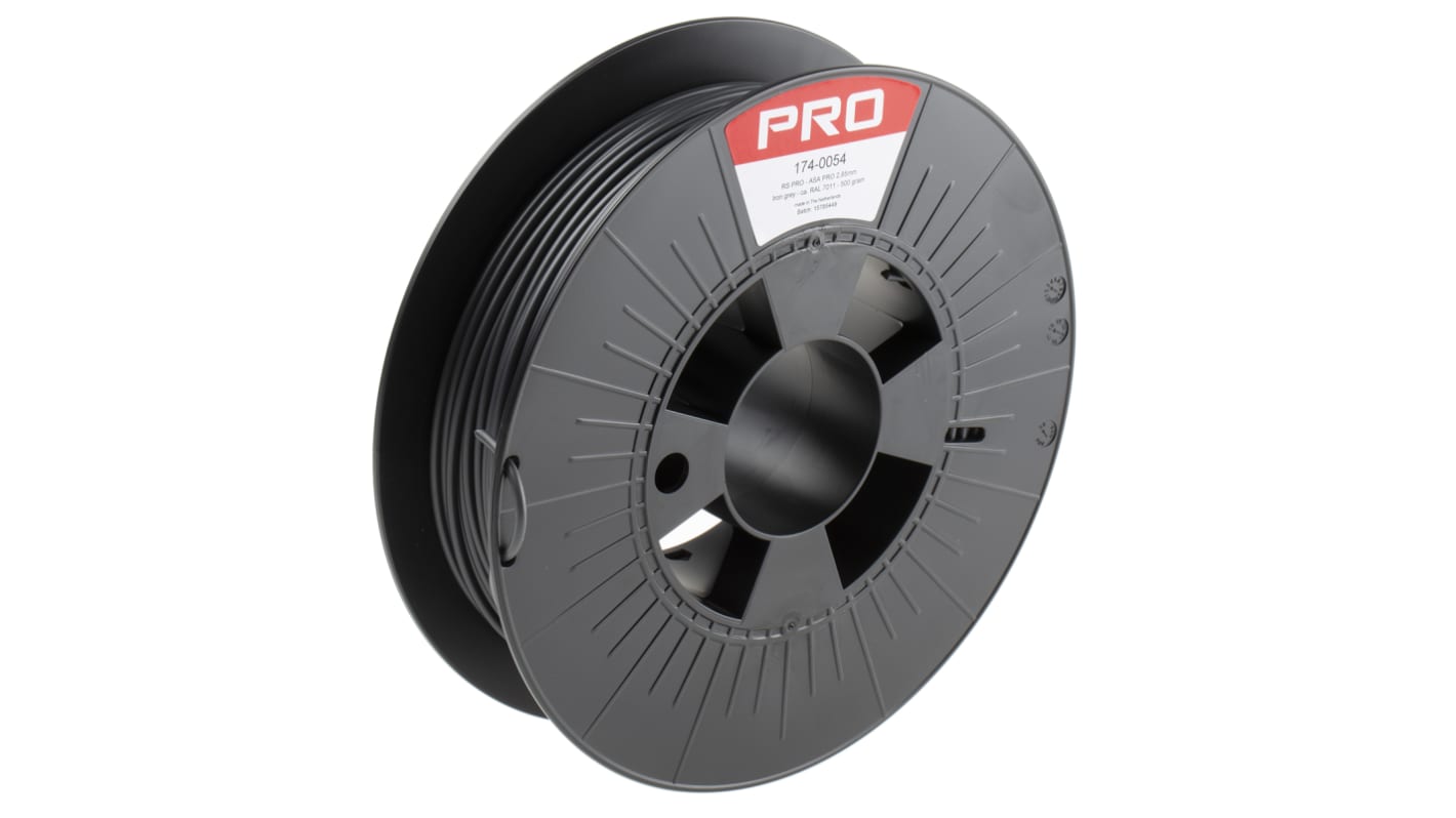 Filament do drukarki 3D ASA Ø 2.85mm 500g Szary RS PRO