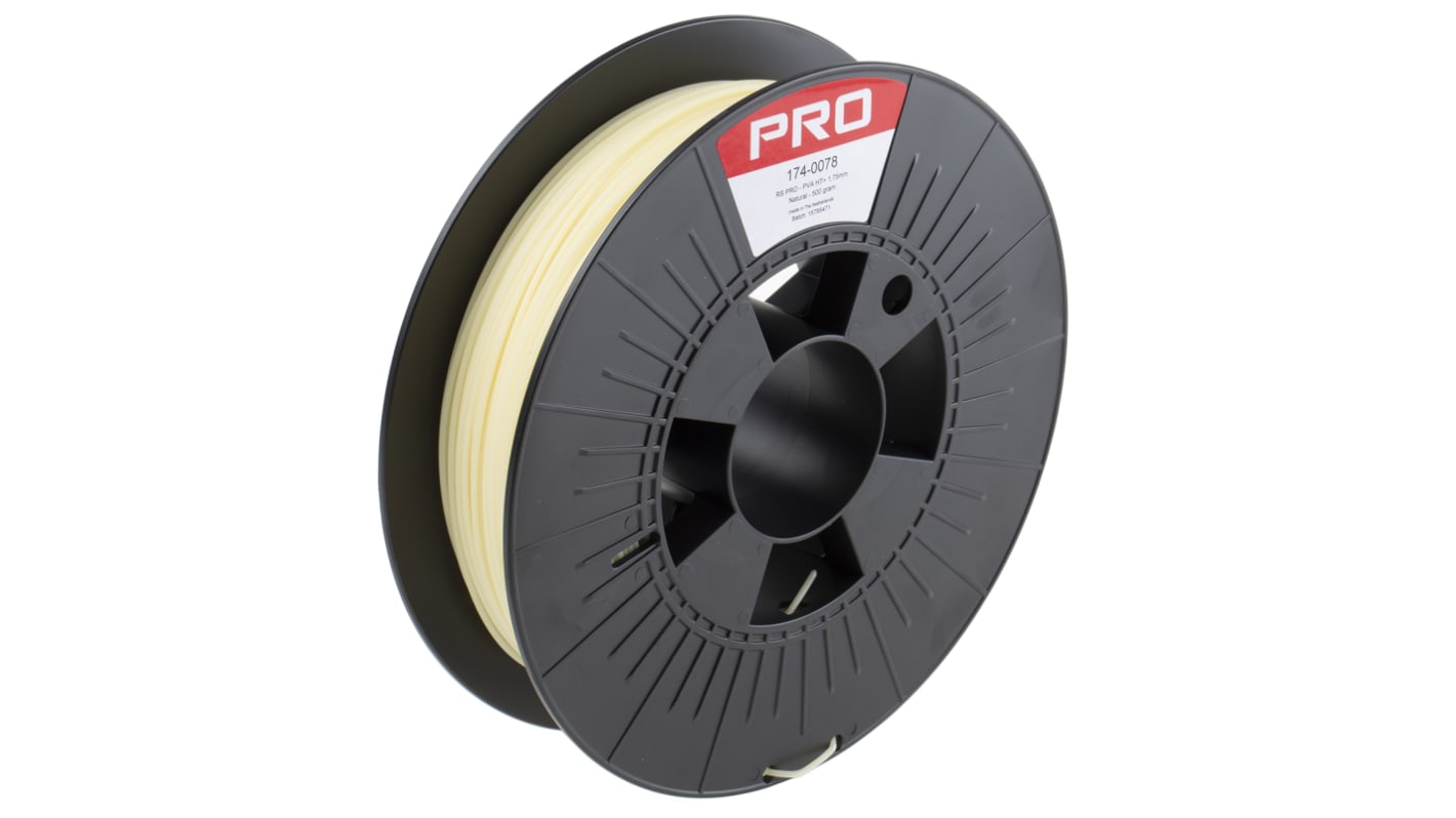 Filament do drukarki 3D PVA-S Ø 1.75mm 500g Złoty RS PRO