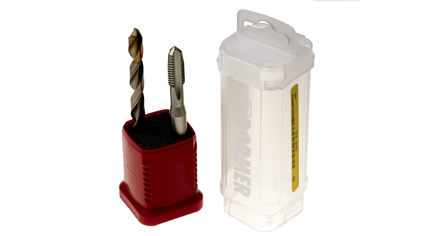 Dormer Tap & Drill Set, M10 Thread, Hand Tap