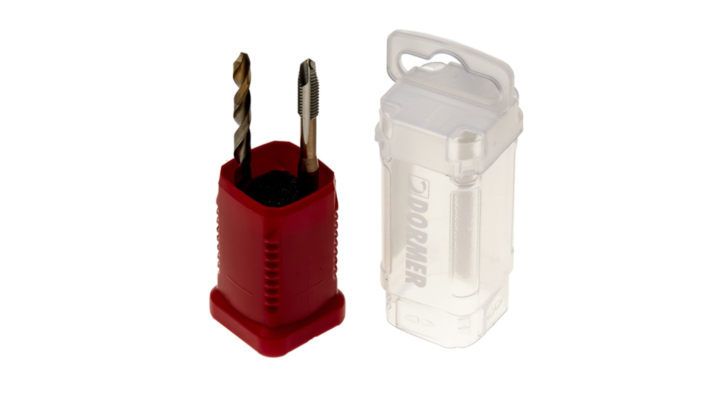 Dormer Tap & Drill Set, M6 Thread, Machine Tap