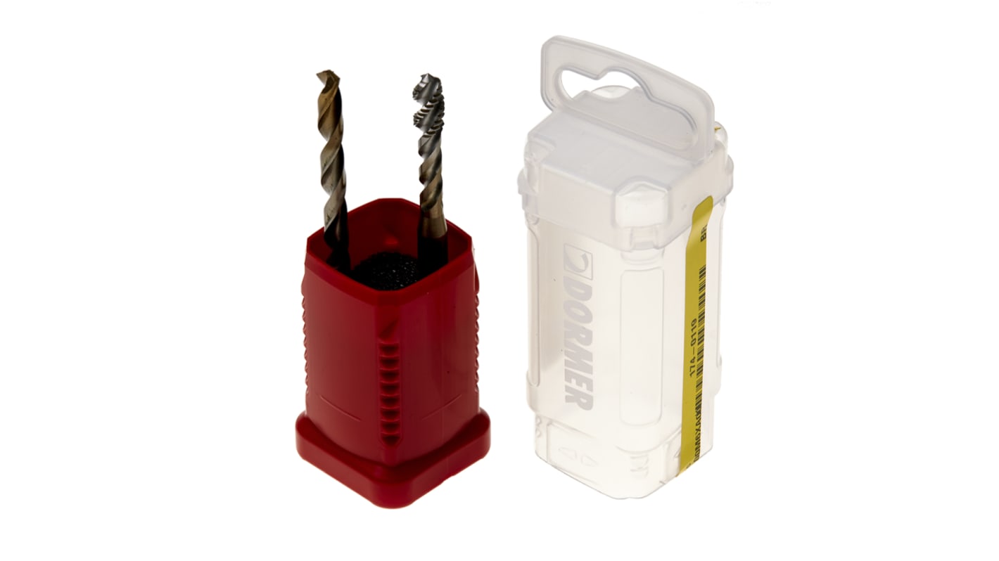 Dormer Tap & Drill Set, M6 Thread, Machine Tap