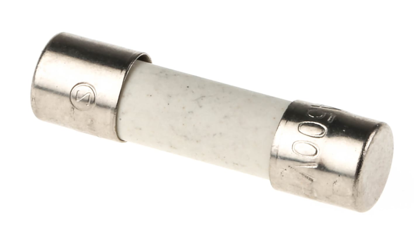 Wickmann 陶瓷保险管, T类, 4A, 400 V dc, 500V 交流, 5 x 20mm, 477系列
