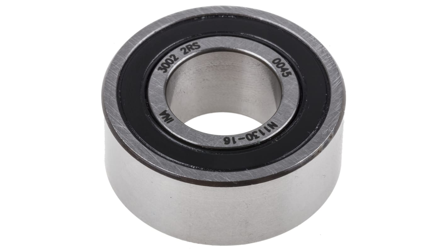 INA Dobbeltradet vinkelkontaktkugleleje Kugleleje, 15mm I.D., 32mm U.D., Løbering bredde: 13mm