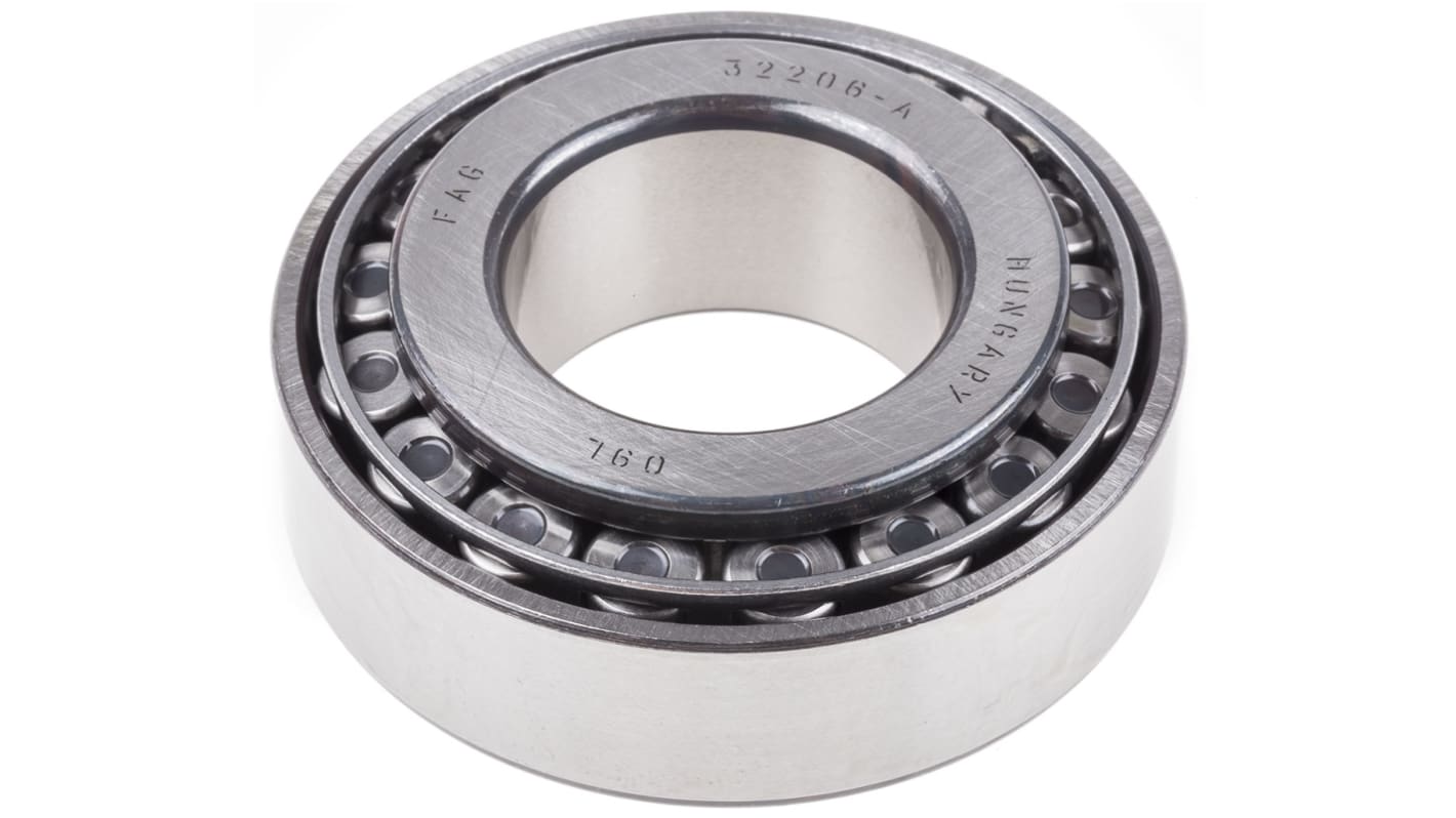 Cuscinetto a rullo FAG, file , Ø int. 30mm, Ø est. 62mm, guida larga 21.25mm