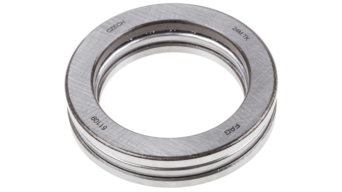 FAG 51109 Thrust Ball Bearing- Open Type 45mm I.D, 65mm O.D