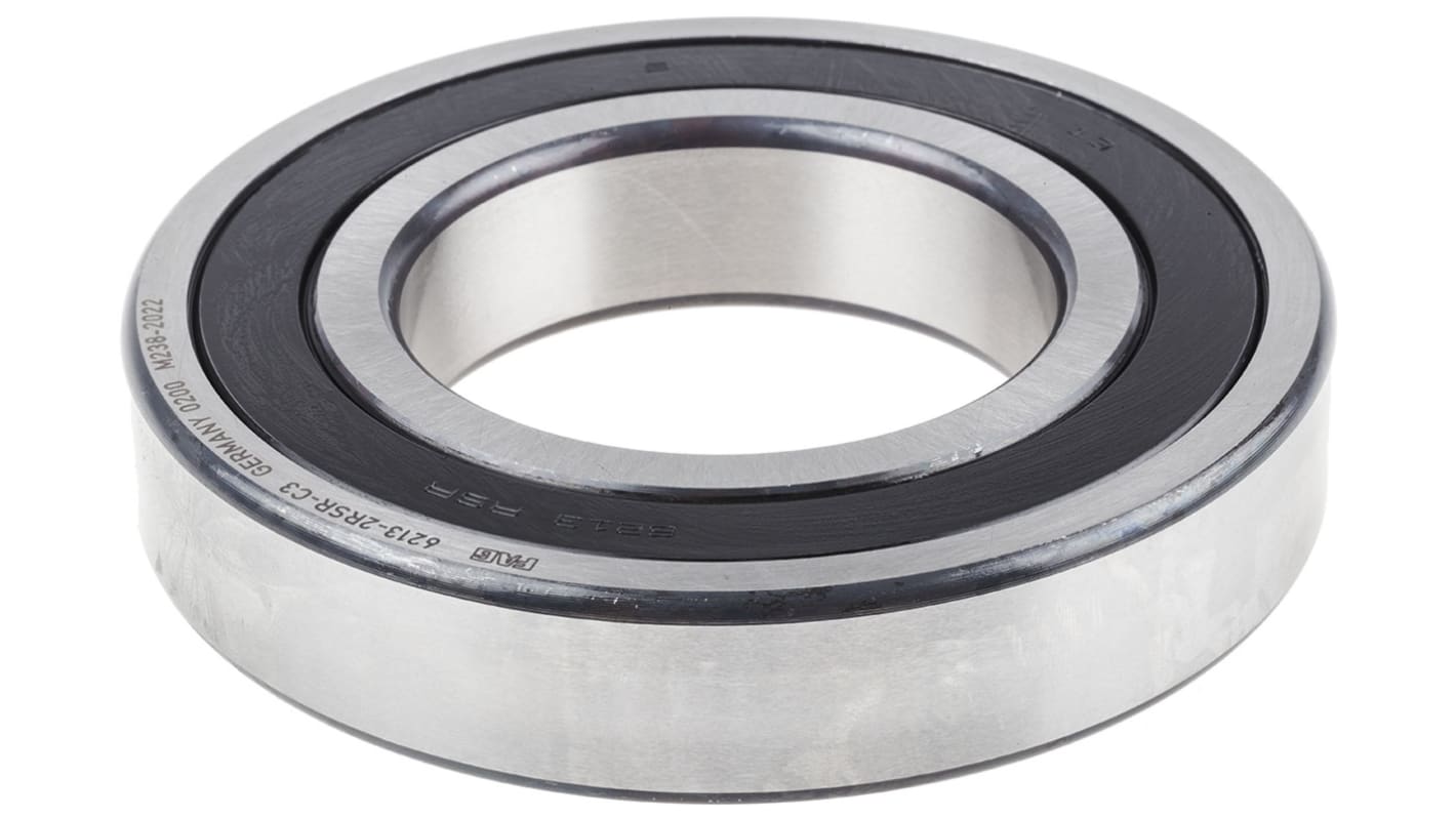 FAG 6213-2RSR-C3 Single Row Deep Groove Ball Bearing- Both Sides Sealed 65mm I.D, 120mm O.D