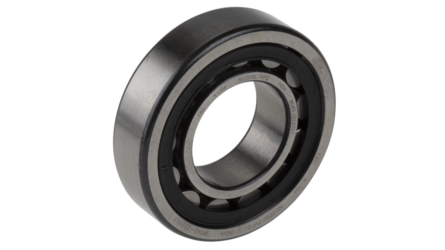 FAG NU206-E-XL-TVP2 30mm I.D Cylindrical Cylindrical Roller Bearing, 62mm O.D