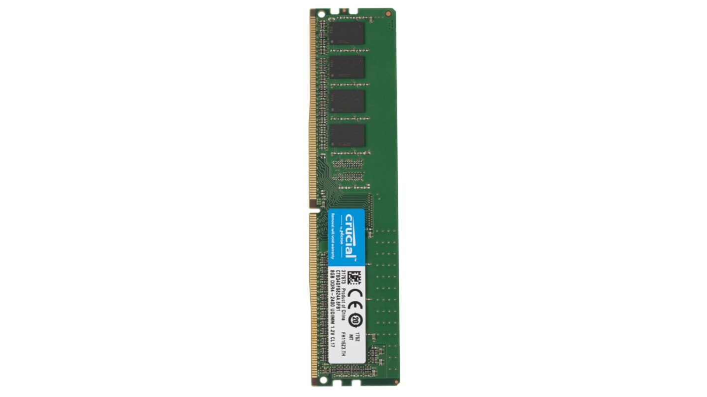 CT2K8G4DFS824A Crucial 8 GB DDR4 Desktop RAM 2400MHz UDIMM 1.2V RS