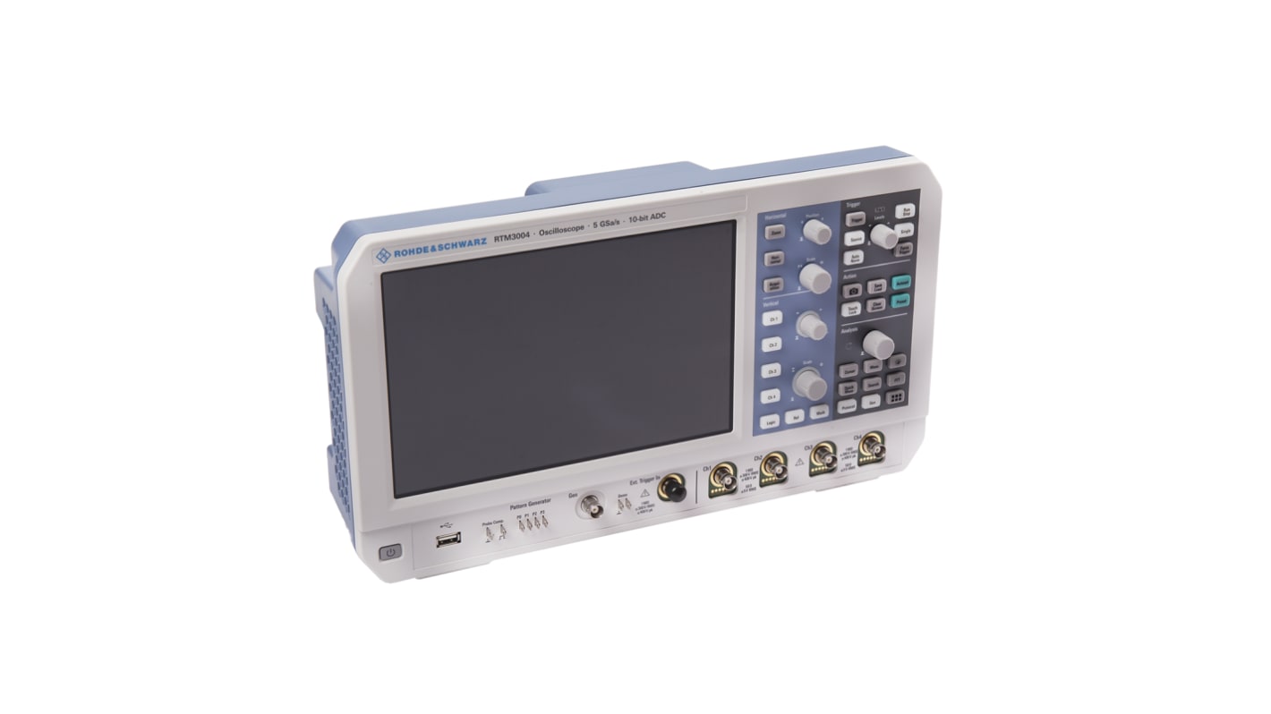 Rohde & Schwarz RTM3004 RTM3000 Series, 200MHz Bench Oscilloscope, 4 Analogue Channels - UKAS Calibrated