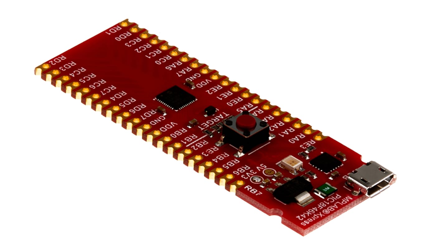 Microchip MPLAB Xpress PIC18F47K42 IDE, MPLAB Code Configurator Evaluation Board DM182026