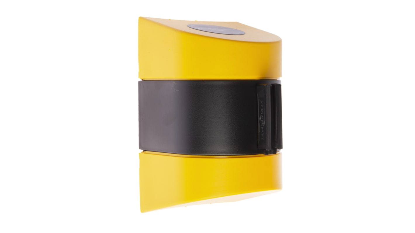 Tensator Black & Yellow Retractable Barrier, 8m, Yellow/Black Tape